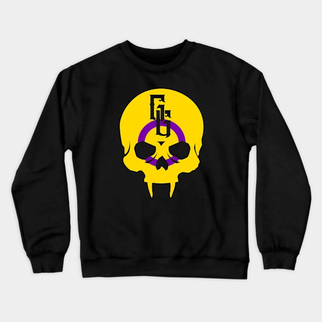 Intersex Pride Gehenna Crewneck Sweatshirt by highcouncil@gehennagaming.com